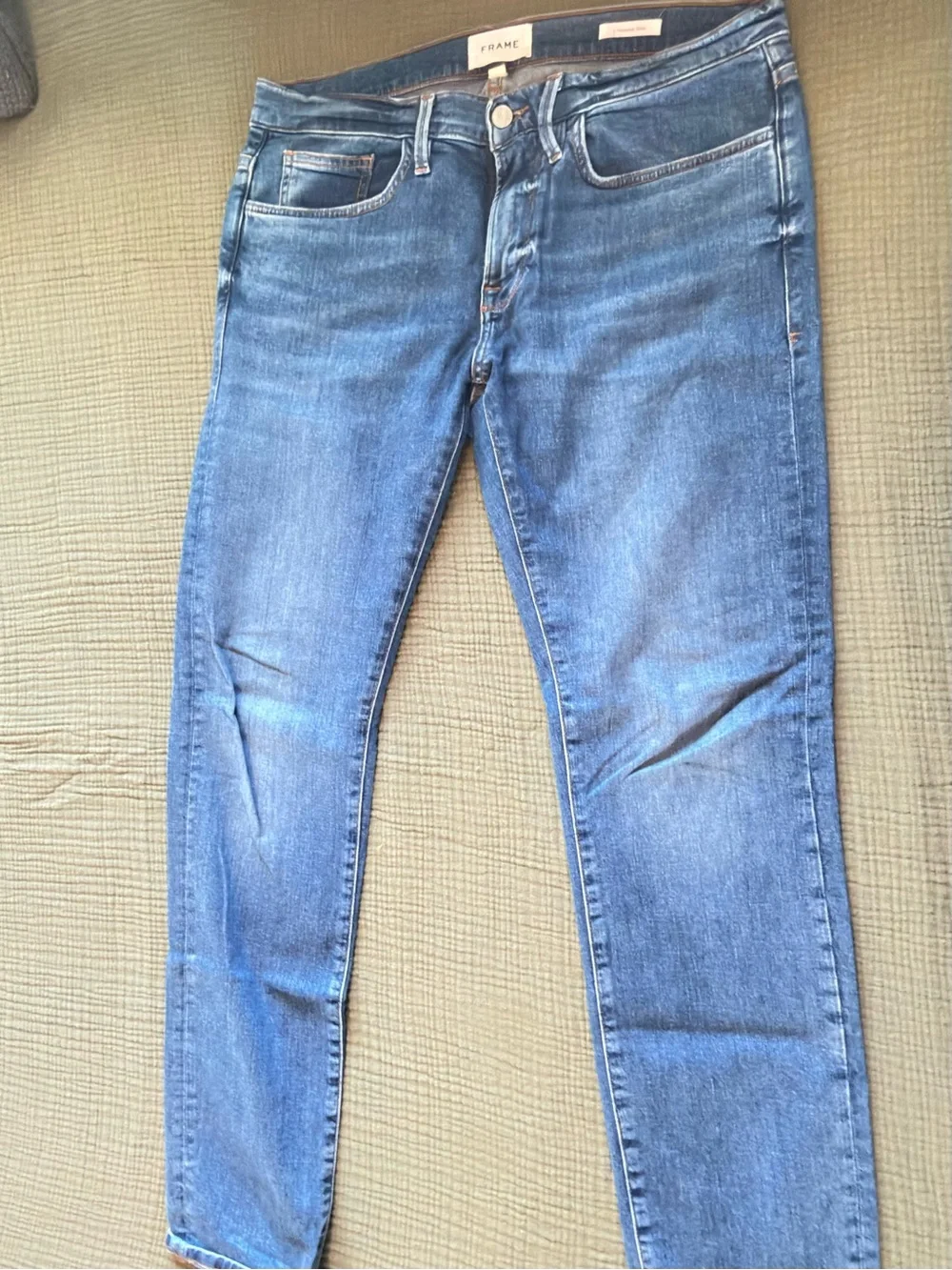 Frame Denim Light Blue High-Rise Jeans